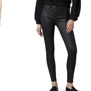 DL 1961 Black Coated Denim Candy Jeans Size 14